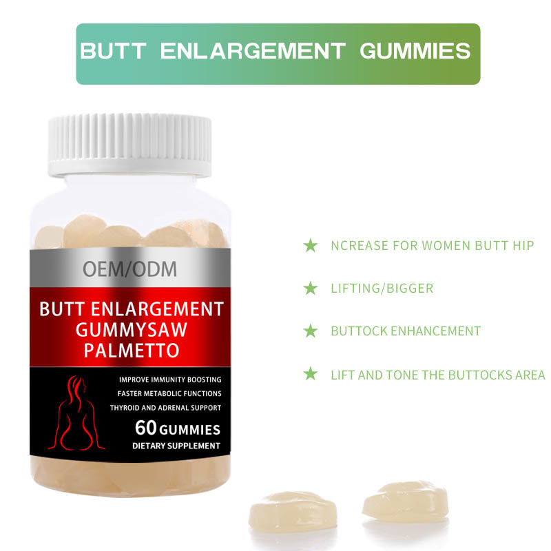 Le sein de bout de HACCP augmentent l'amélioration femelle noire Gummies de Maca pour le levage de hanche de fesses