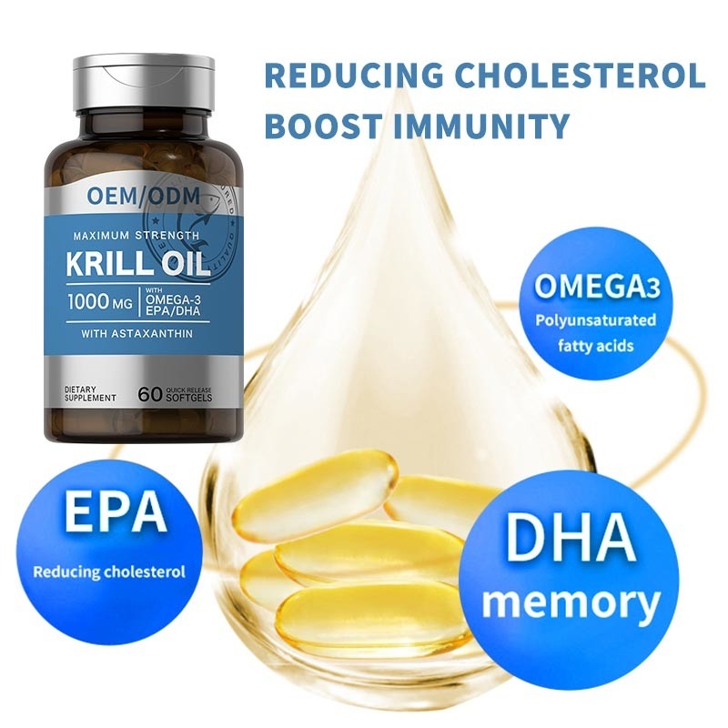 Halal OEM huile de poisson le supplément d'Omega 3 Softgels Epa Dha pour réduire le cholestérol