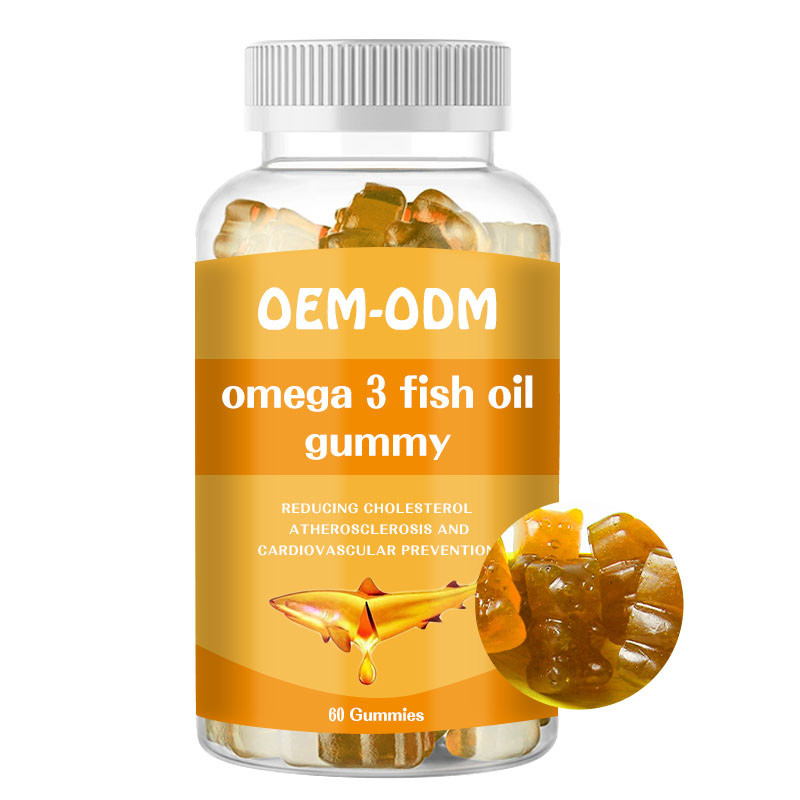 Omega 3 pilules d'huile de foie de morue de Softgels EPA DHA d'huile de poisson gommeuses pour des enfants adultes