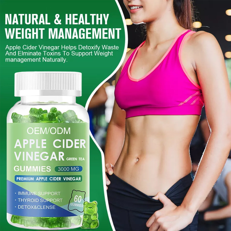 Bonbons au cidre de pomme Oem Vegan Organic Keto Bhb Slim Perte de poids au vinaigre de cidre de pomme