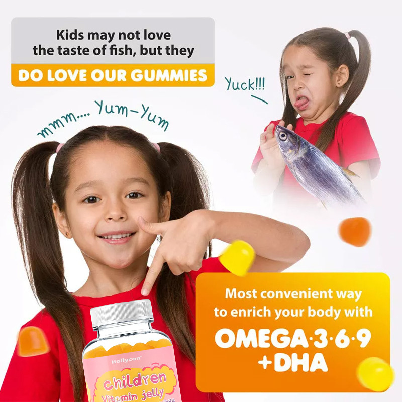 Vitamines gommeuses quotidiennes C d'ours de zinc d'OEM de supplément de soins de santé de Multivitamin 60 pour des enfants