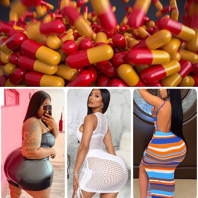 Un plus grand plus grand propulseur incurvé rapide de bout de Glutes d'ingrédient de bout d'élargissement de hanche de fines herbes de capsules pour des femmes