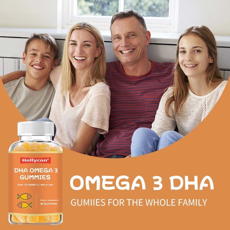 Omega 3 produits gommeux de nutrition de pilules d'huile de foie de morue d'EPA DHA pour des enfants adultes
