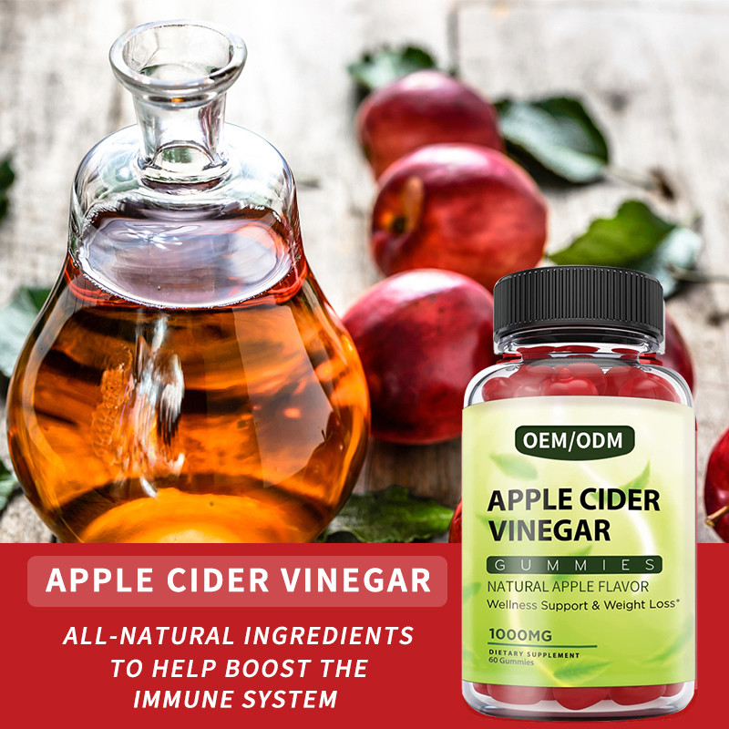 Vinaigre de cidre de HACCP Apple Gummies avec le Detox de contrôle de métabolisme de mère à aider à réduire la graisse têtue de ventre