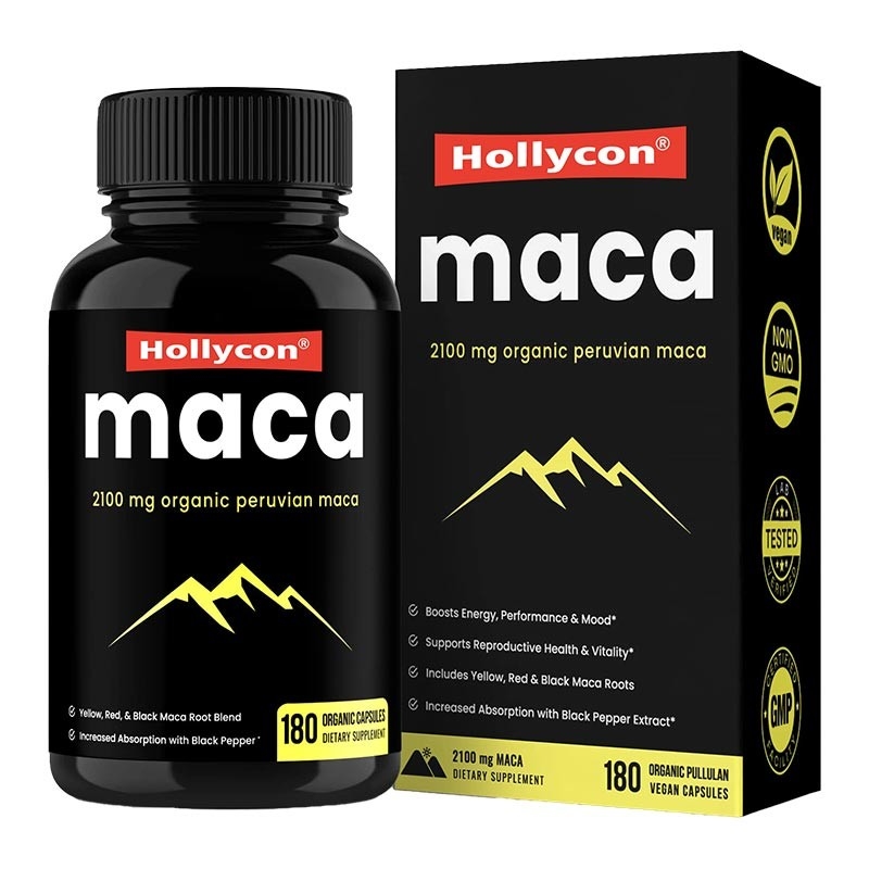 HACCP complète les capsules organiques de racine de Maca d'énergie de poussée d'OEM pour des femmes des hommes
