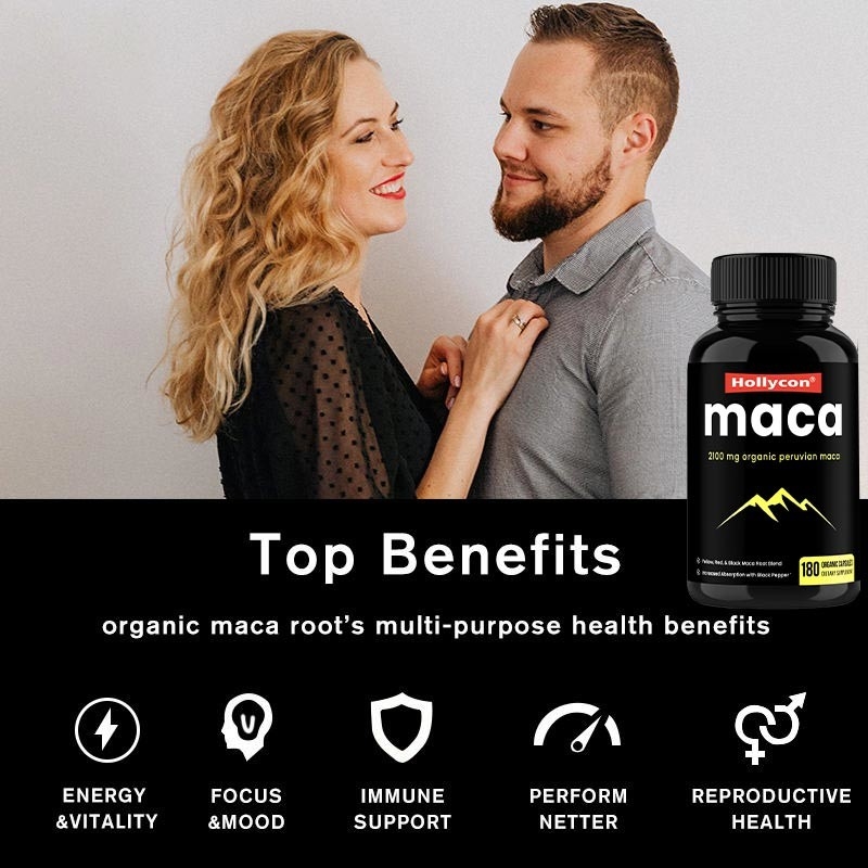 HACCP complète les capsules organiques de racine de Maca d'énergie de poussée d'OEM pour des femmes des hommes