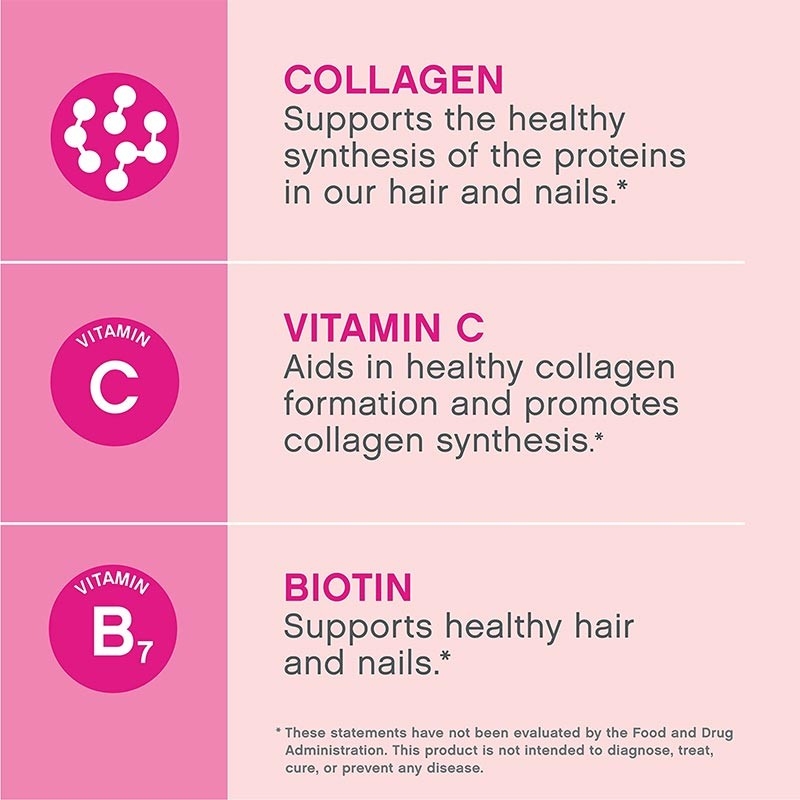 Le collagène complète les Tablettes organiques de vitamine C de soutien de peau et d'ongle de cheveux d'OEM