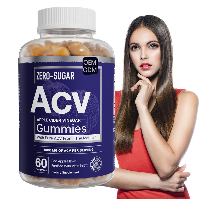 Vinaigre de cidre organique d'Apple de perte de poids de soutien de VBC Gummies d'ODM B12 500mg