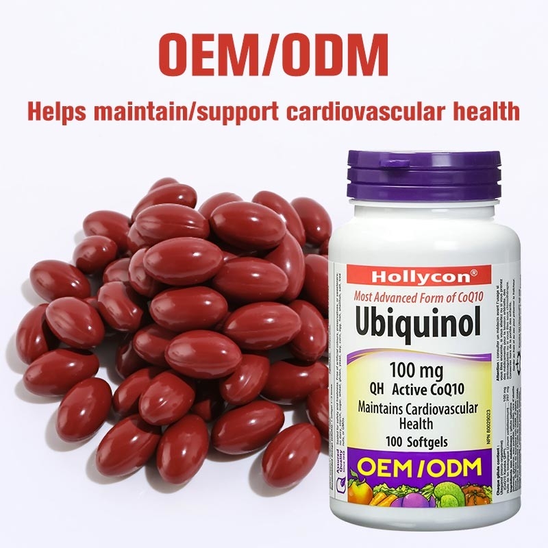 Le coenzyme cardio-vasculaire Q10 Softgel de la santé C Ubiquinol de soutien de supplément de soins de santé d'OEM capsule pour le coeur sain Q10
