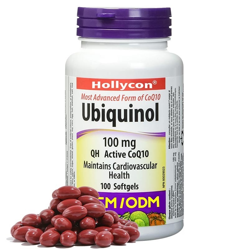 Le coenzyme cardio-vasculaire Q10 Softgel de la santé C Ubiquinol de soutien de supplément de soins de santé d'OEM capsule pour le coeur sain Q10