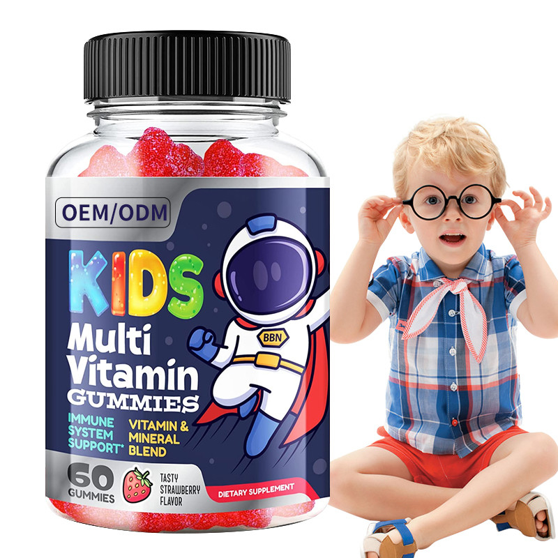 Multivitamin d'enfants gommeux chacun des de soutien immunisé essentiel de 13 supplément diététique de vitamines minerais de clé