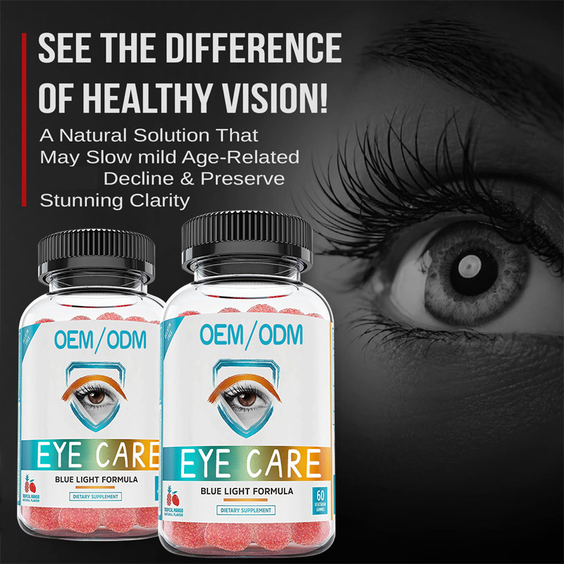 Vitamines de soin d'oeil de GMPC pour des enfants d'adultes gommeux pour des suppléments de santé d'oeil
