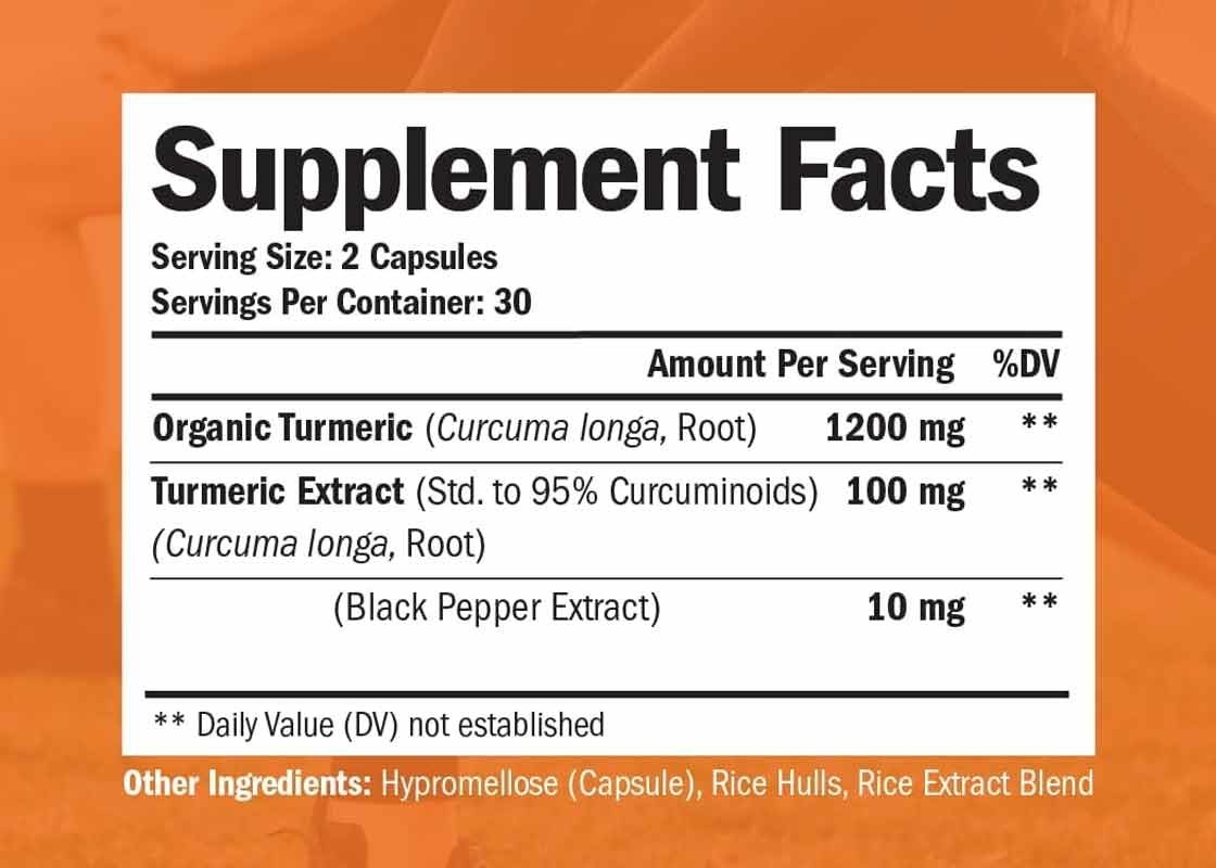MSDS Suppléments OEM Curcuma Curcumine Extrait de poivre noir Capsule aide à maintenir la santé articulaire et le soutien immunitaire
