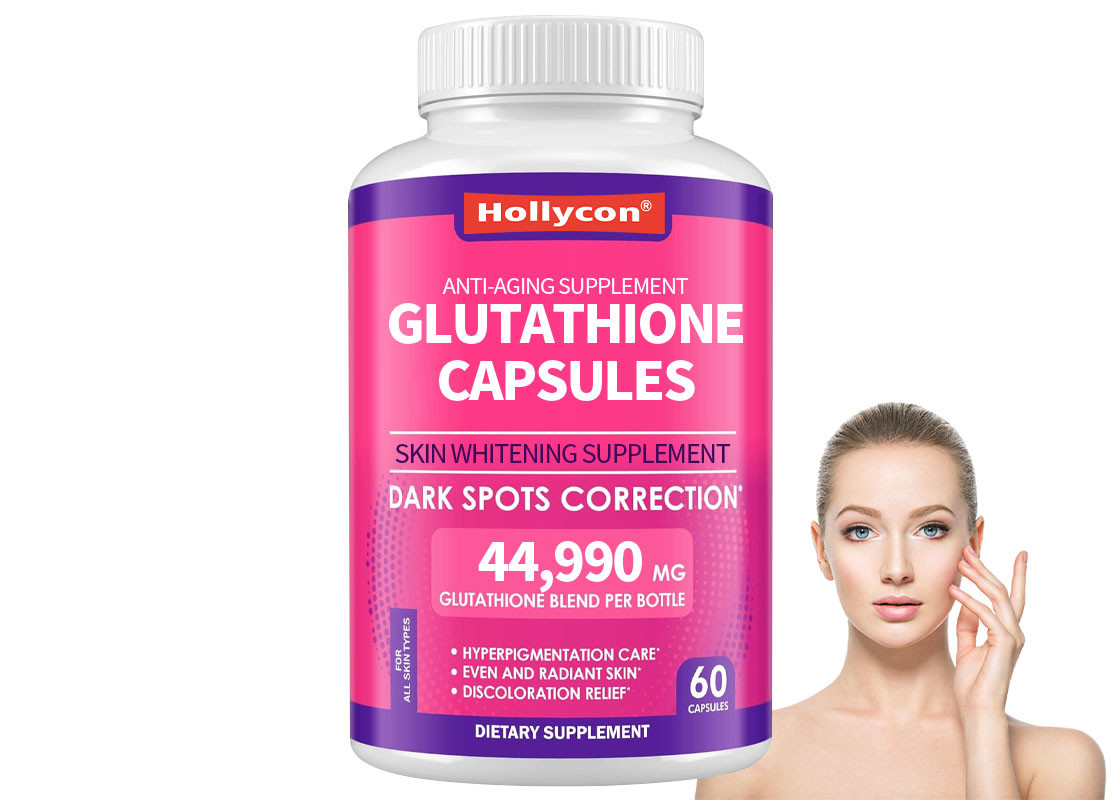 Les capsules de glutathion d'OEM aident à égaler le teint de la peau Pilules blanchissantes anti-âge