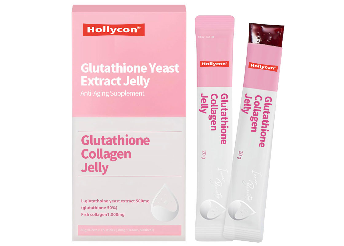 ODM Glutathione Collagène Jelly Appui pour la santé de la peau Supplément anti-âge Glutathione Extrait de levure Jelly