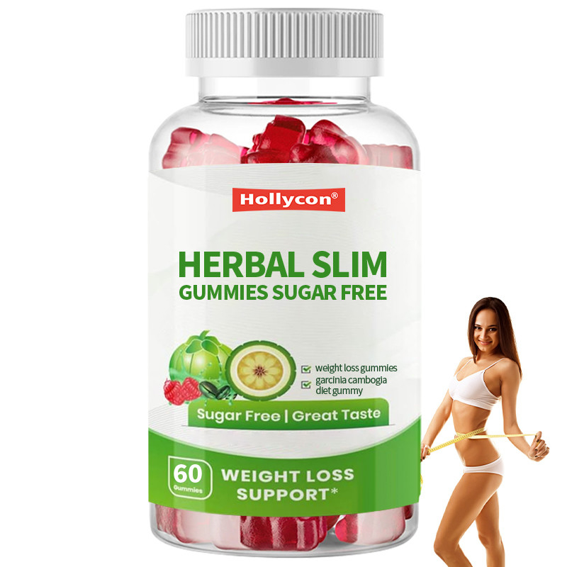 Personnaliser les gommes à base de plantes maigres sans sucre pour perdre du poids les gommes à base de cidre de pomme Le vinaigre de cidre Garcinia Cambogia Diet Gummy