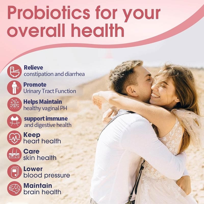 OEM Femmes Probiotique avec D-Mannose et Cranberry Pour les voies urinaires Intestin santé digestive Prébiotiques et probiotiques en poudre