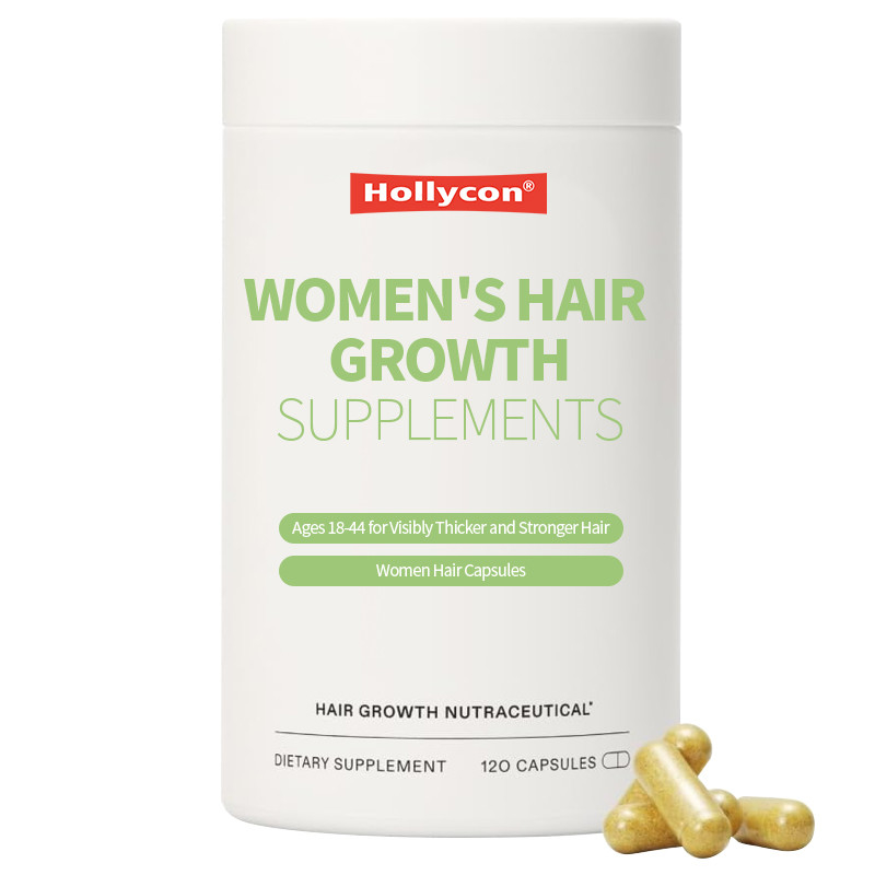 Personnaliser les suppléments de croissance des cheveux pour femmes âgés de 18 à 44 ans pour des cheveux visiblement plus épais et plus forts Capsules capillaires pour femmes