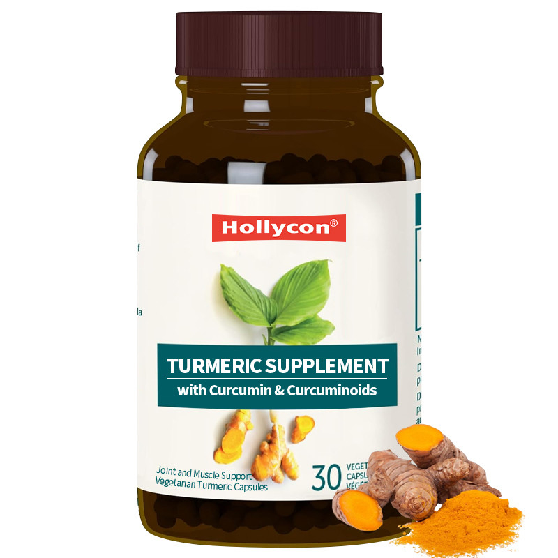 Supplément au curcuma OEM avec curcumine et curcuminoïdes pour soutenir les articulations et les muscles