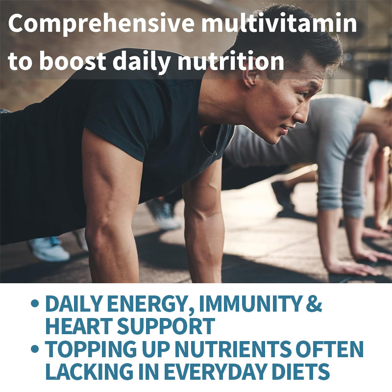 Multivitamines pour hommes améliorées sur mesure Vitamines B méthylées MTHFR Supplément quotidien pour végétaliens Vitamines et minéraux