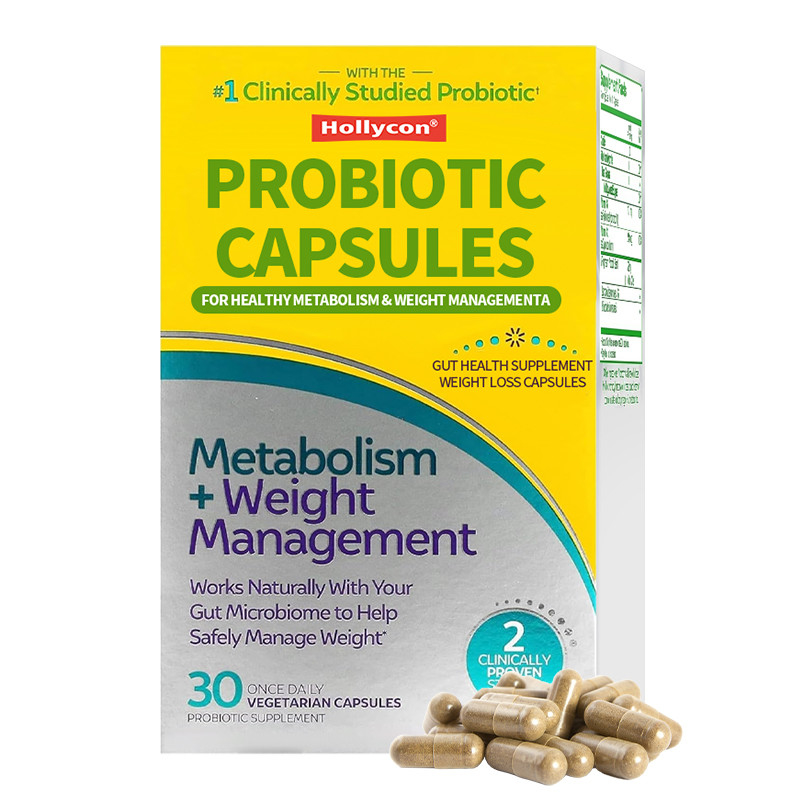 Capsules probiotiques pour un métabolisme sain Gestion du poids Santé intestinale Supplément de perte de poids