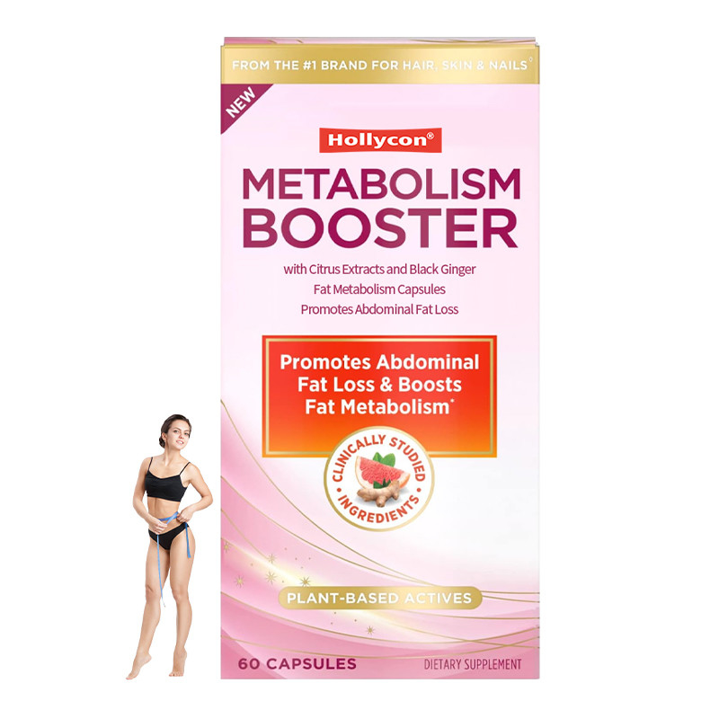 Supplément pour stimuler le métabolisme avec des extraits d'agrumes et du gingembre noir Capsules de métabolisme des graisses favorisent la perte de graisse abdominale