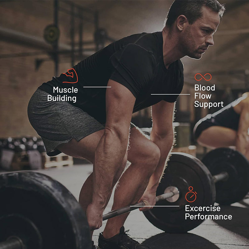 Les capsules d'oxyde nitrique d'OEM augmentent l'énergie avant l'entraînement améliorent la récupération musculaire