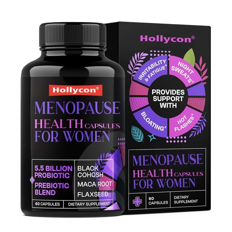 OEM& ODM Equilibre hormonal Santé intestinale pour les femmes Capsules de soulagement de la ménopause