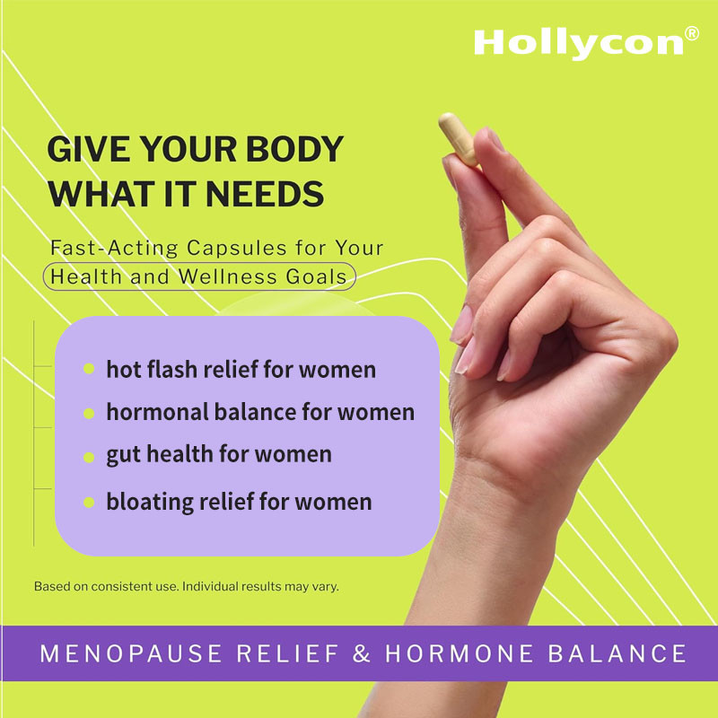OEM& ODM Equilibre hormonal Santé intestinale pour les femmes Capsules de soulagement de la ménopause