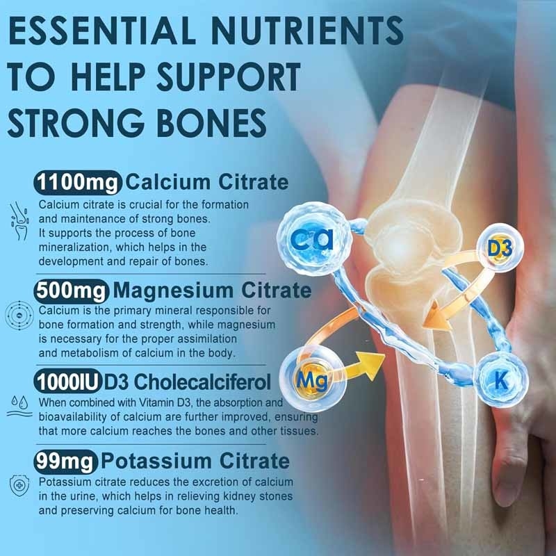 Support OEM Os Muscle Santé immunitaire Vitamine D3 pour les adultes