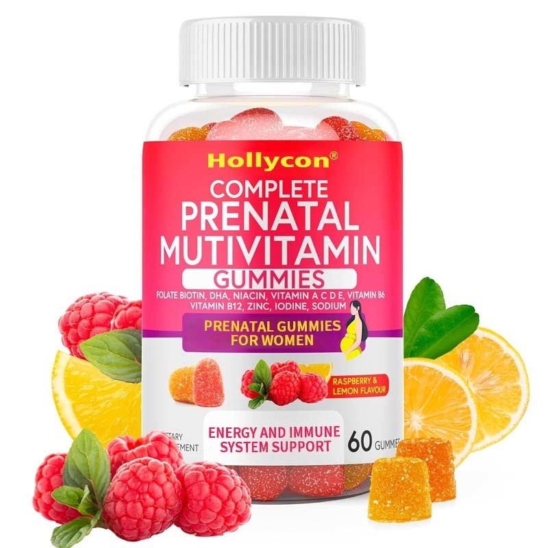 OEM DHA Folat Vitamine B C D Pour le soutien fœtal et neural Gommettes prénatales