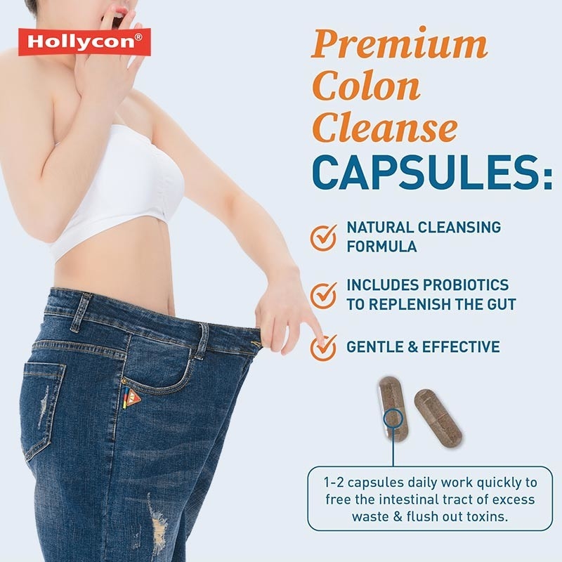 14 jours de nettoyage du côlon, nettoyage avancé de l'intestin, désintoxication, soutien à la perte de poids, capsules digestives