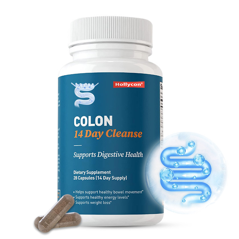 14 jours de nettoyage du côlon, nettoyage avancé de l'intestin, désintoxication, soutien à la perte de poids, capsules digestives