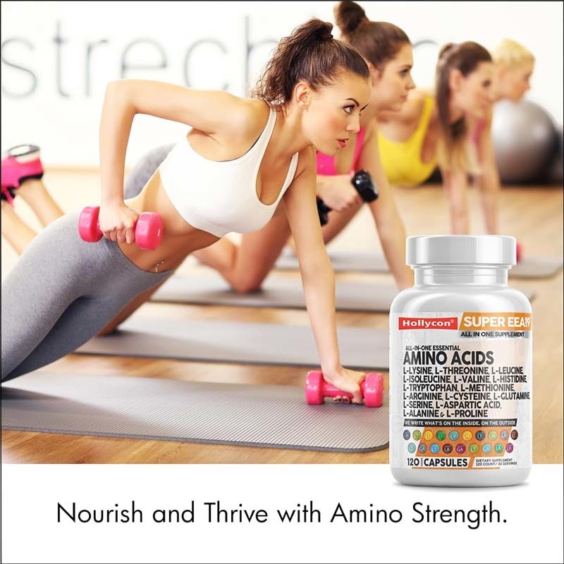 Support OEM Supplément d' arginine L-arginine Capsules d' acides aminés pour adultes Capsules