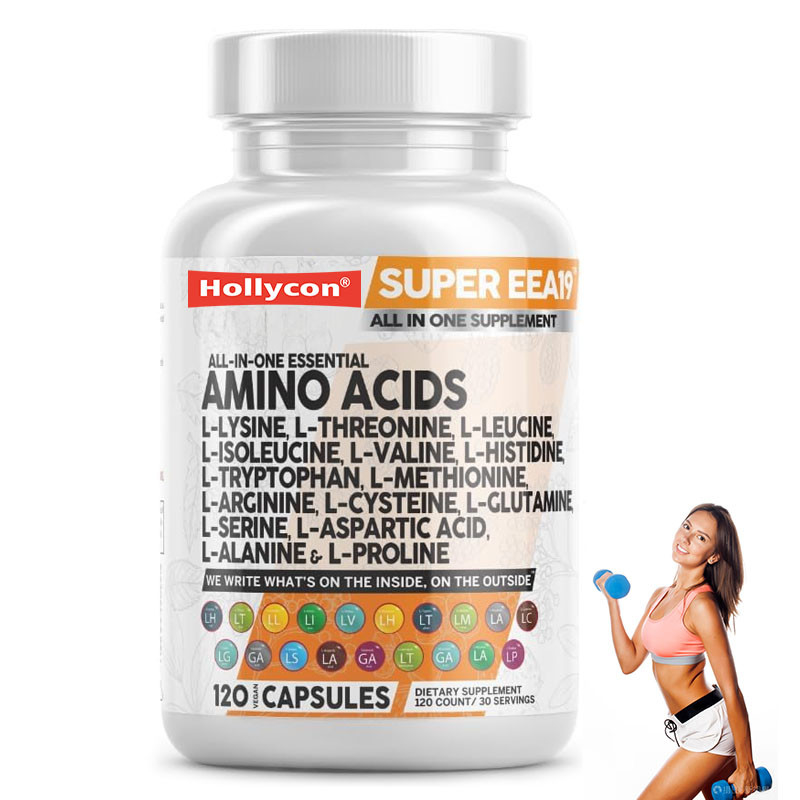 Support OEM Supplément d' arginine L-arginine Capsules d' acides aminés pour adultes Capsules