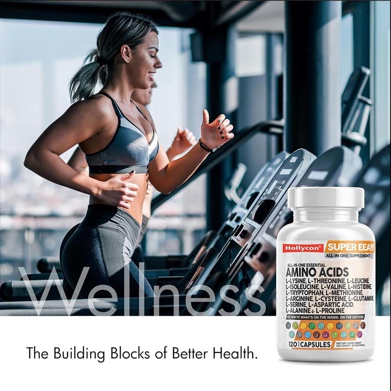 Support OEM Supplément d' arginine L-arginine Capsules d' acides aminés pour adultes Capsules