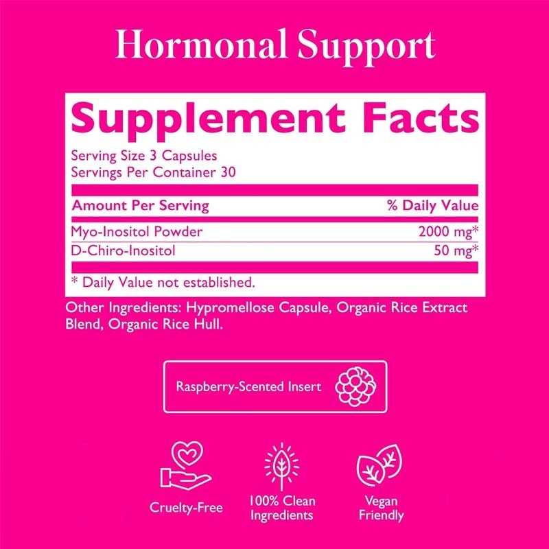 OEM Appui ovarien Vitamines équilibre hormonal pour les femmes Vitamines ovariennes Capsules
