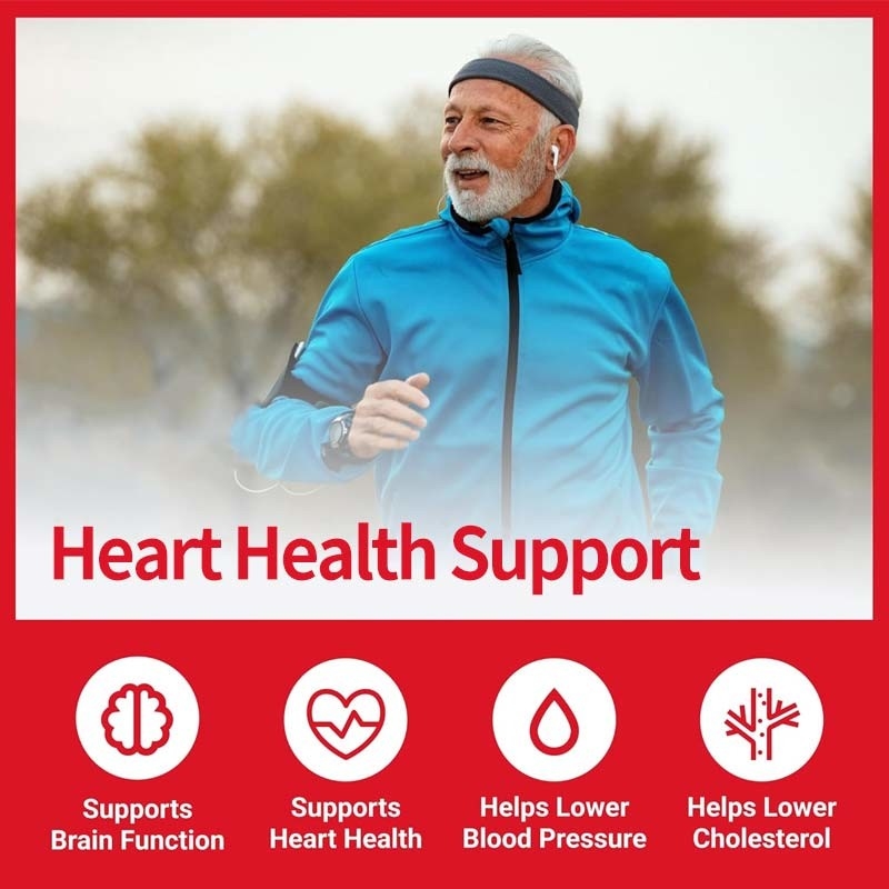 OEM Organic 4000 FU par portion de supports pour la santé cardiaque des adultes
