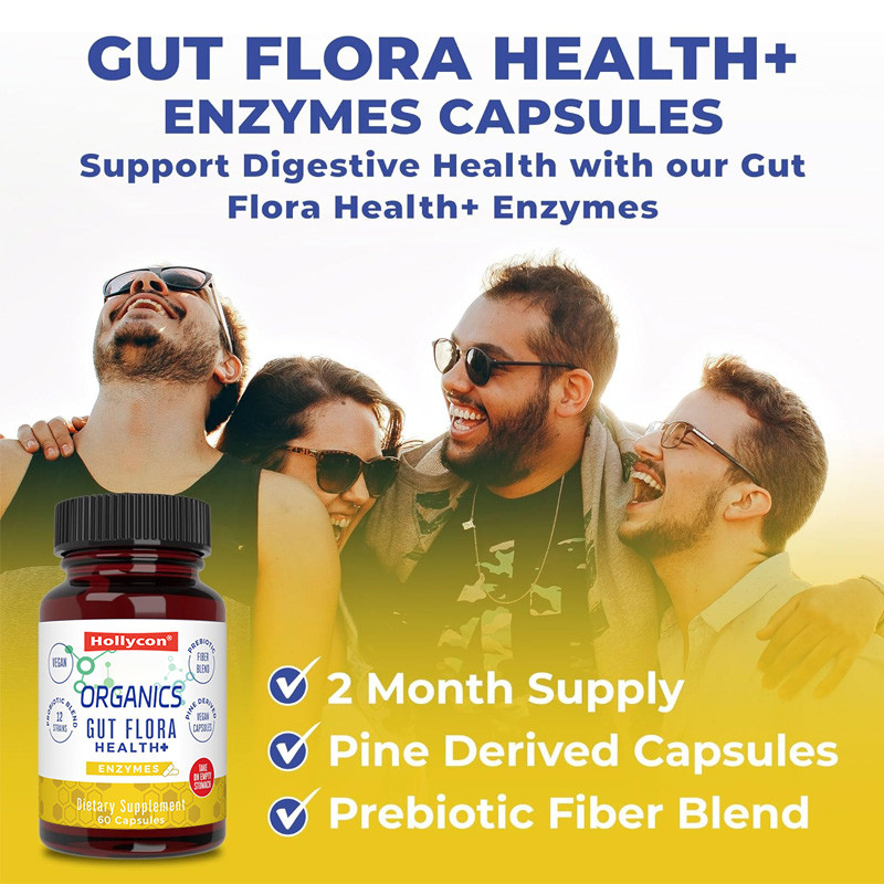 OEM Produits organiques Flore intestinale Enzymes de santé Probiotiques Biome intestinal sain Soutien digestif