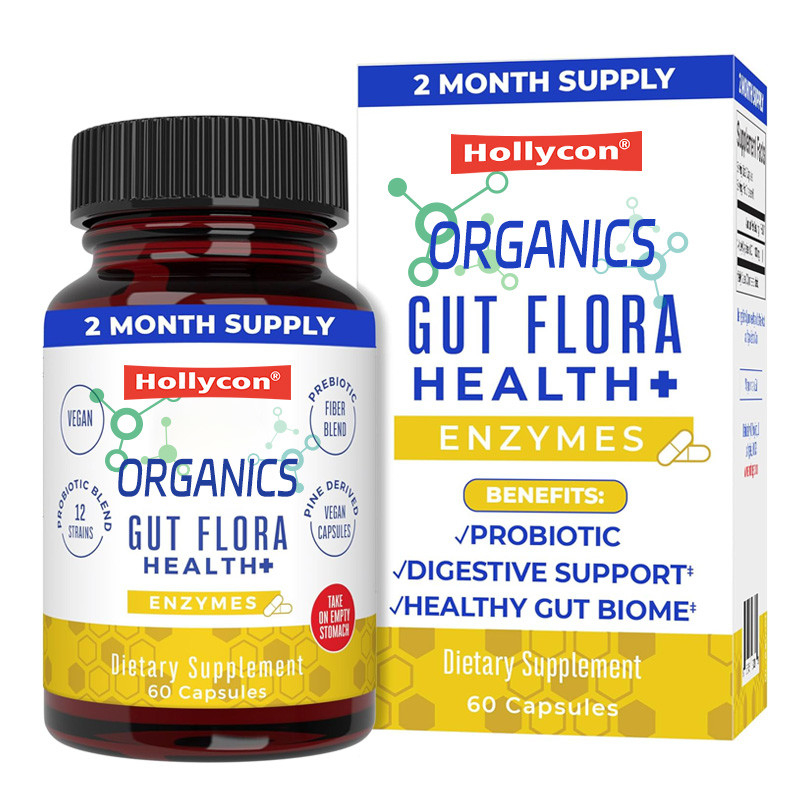 OEM Produits organiques Flore intestinale Enzymes de santé Probiotiques Biome intestinal sain Soutien digestif