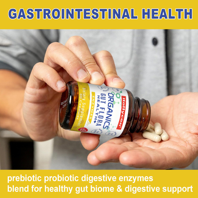 OEM Produits organiques Flore intestinale Enzymes de santé Probiotiques Biome intestinal sain Soutien digestif