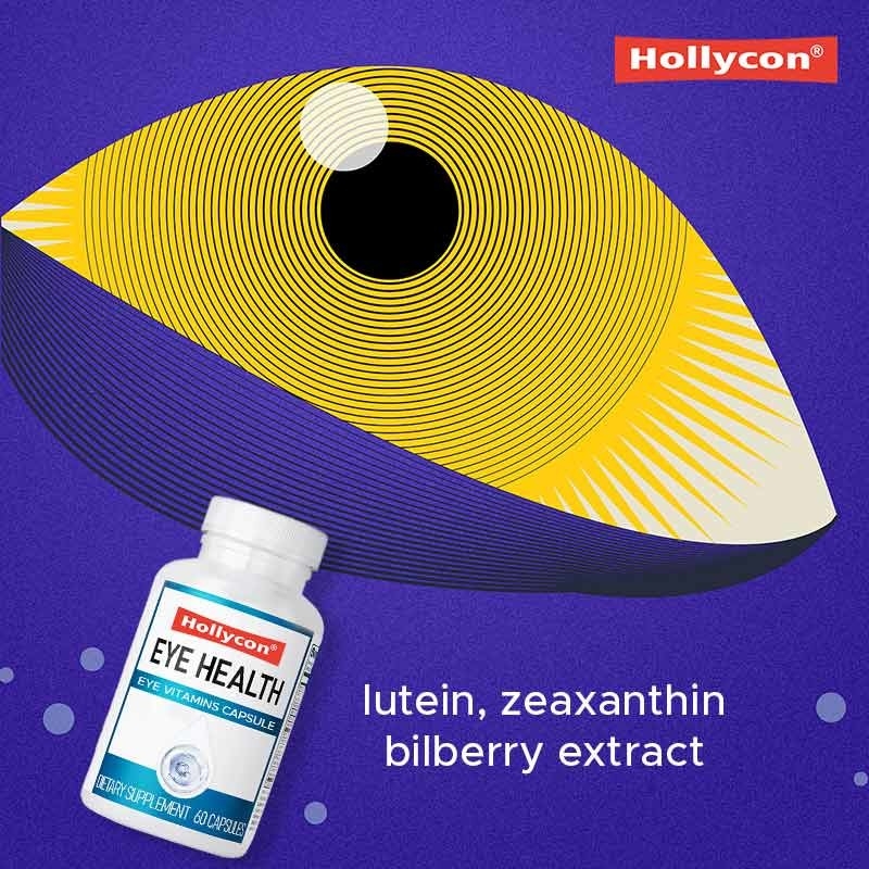 Vitamines pour les yeux de l'usine Supplément pour la santé des yeux Soutien à la fatigue oculaire Sécheresse des yeux et de la vue