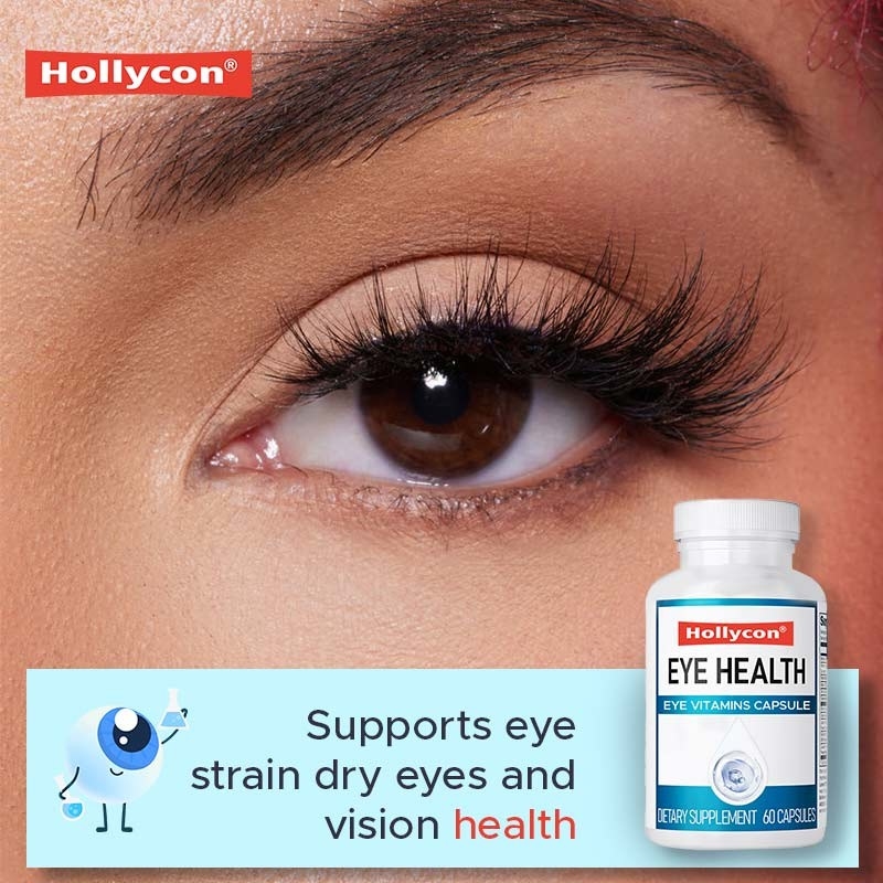 Vitamines pour les yeux de l'usine Supplément pour la santé des yeux Soutien à la fatigue oculaire Sécheresse des yeux et de la vue