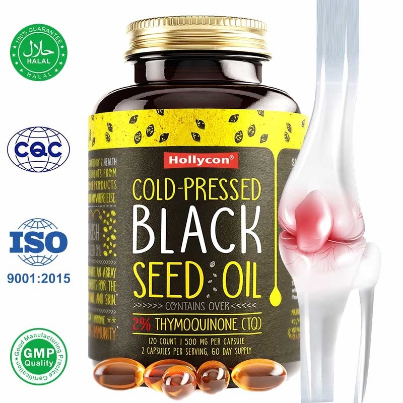 Huile de graines de cumin noir gels doux 1000 mg huile de graines de cumin noir pour le soutien immunitaire