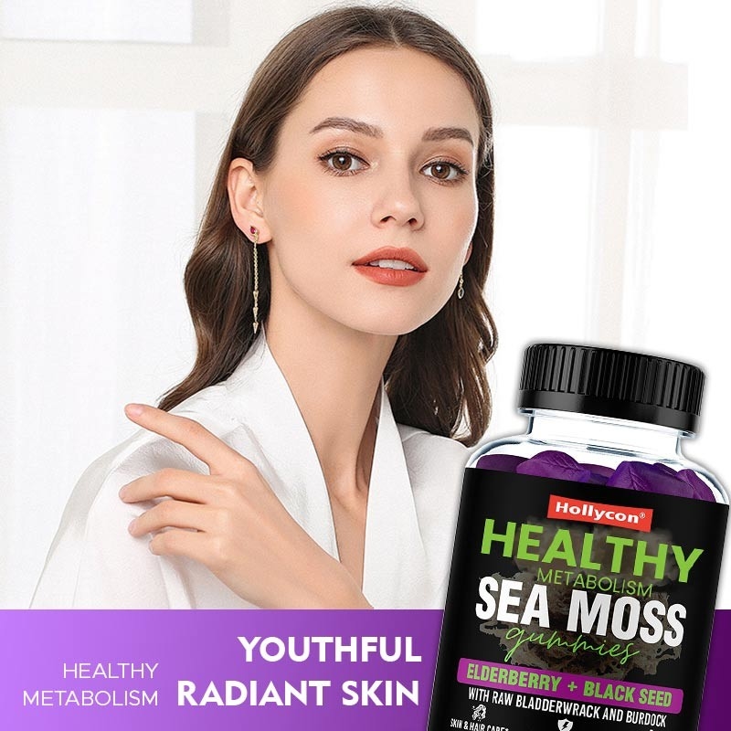 Les gommes de mousse de mer pour les cheveux forts Les gommes de mousse de mer pour le soutien immunitaire
