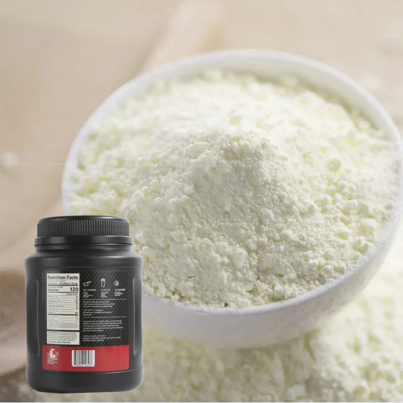 Poudre de protéines de lactosérum soutien musculaire maigre pour la récupération musculaire avant/après l'entraînement