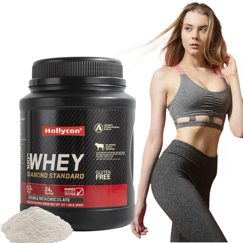 Poudre de protéines de lactosérum soutien musculaire maigre pour la récupération musculaire avant/après l'entraînement