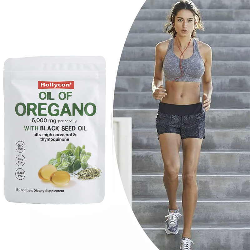 Huile d'origan organique 6 000 mg Huile d'origan Huile d'origan pour le soutien immunitaire