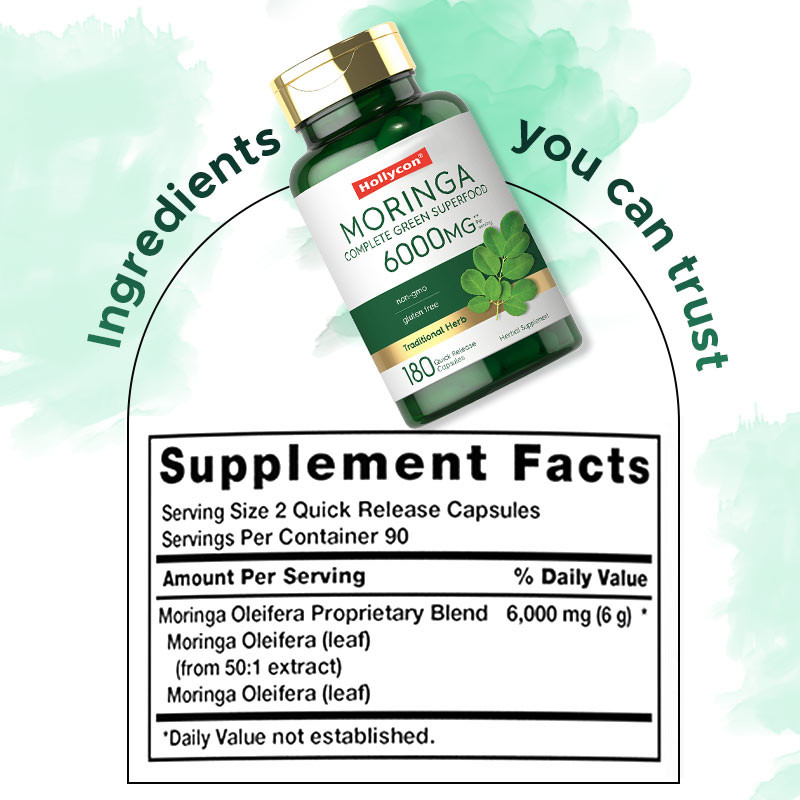 Poudre de Moringa Capsules pour le soutien des articulations