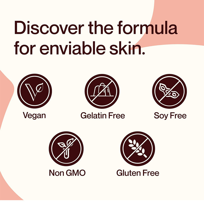 Rétinol pour la peau, gomme à biotine pour la peau, cheveux et ongles anti-âge